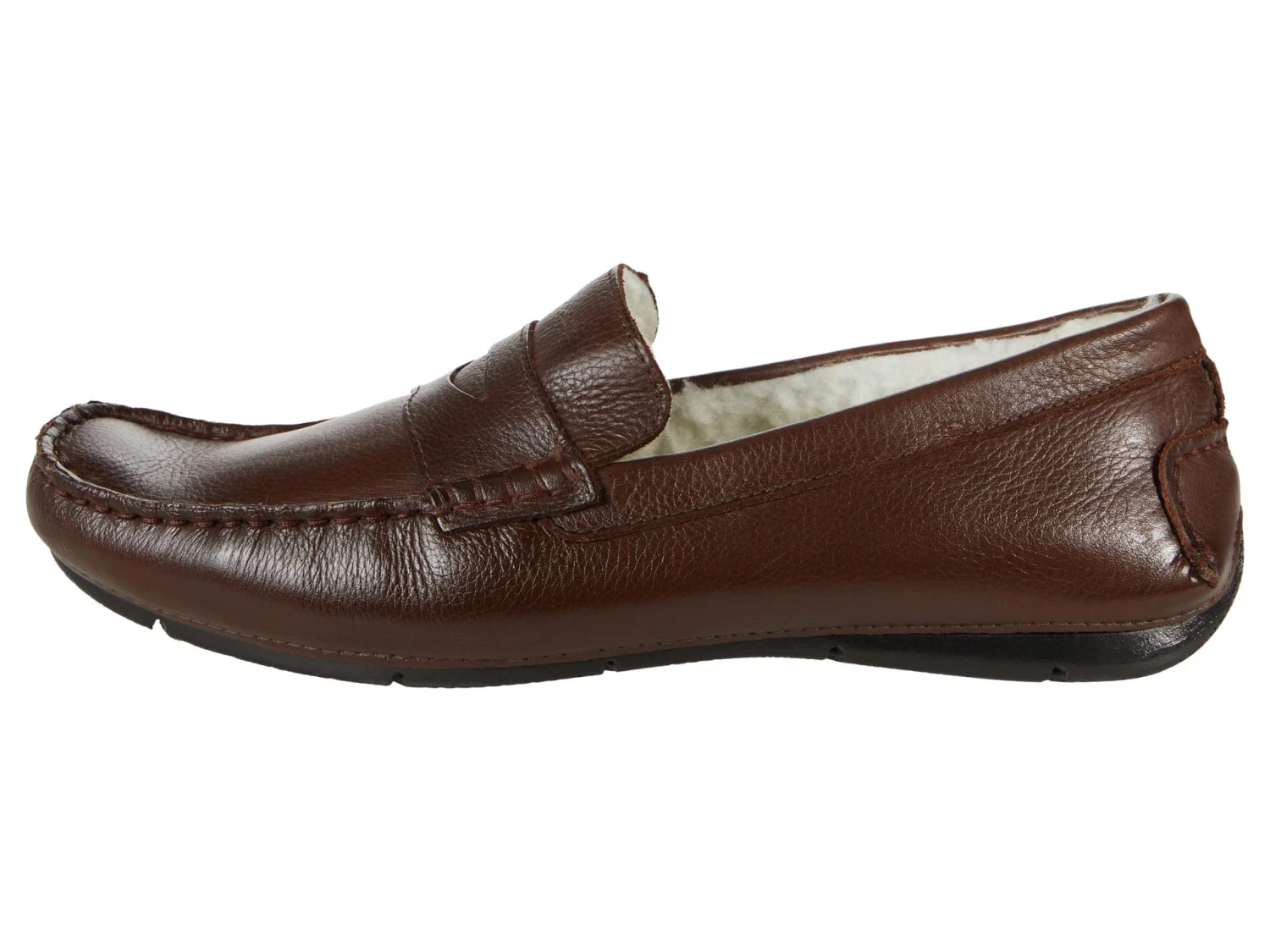 Massimo Matteo Faux Fur Penny Loafer 6 Massimo Matteo Faux Fur Penny Loafer - Image 4