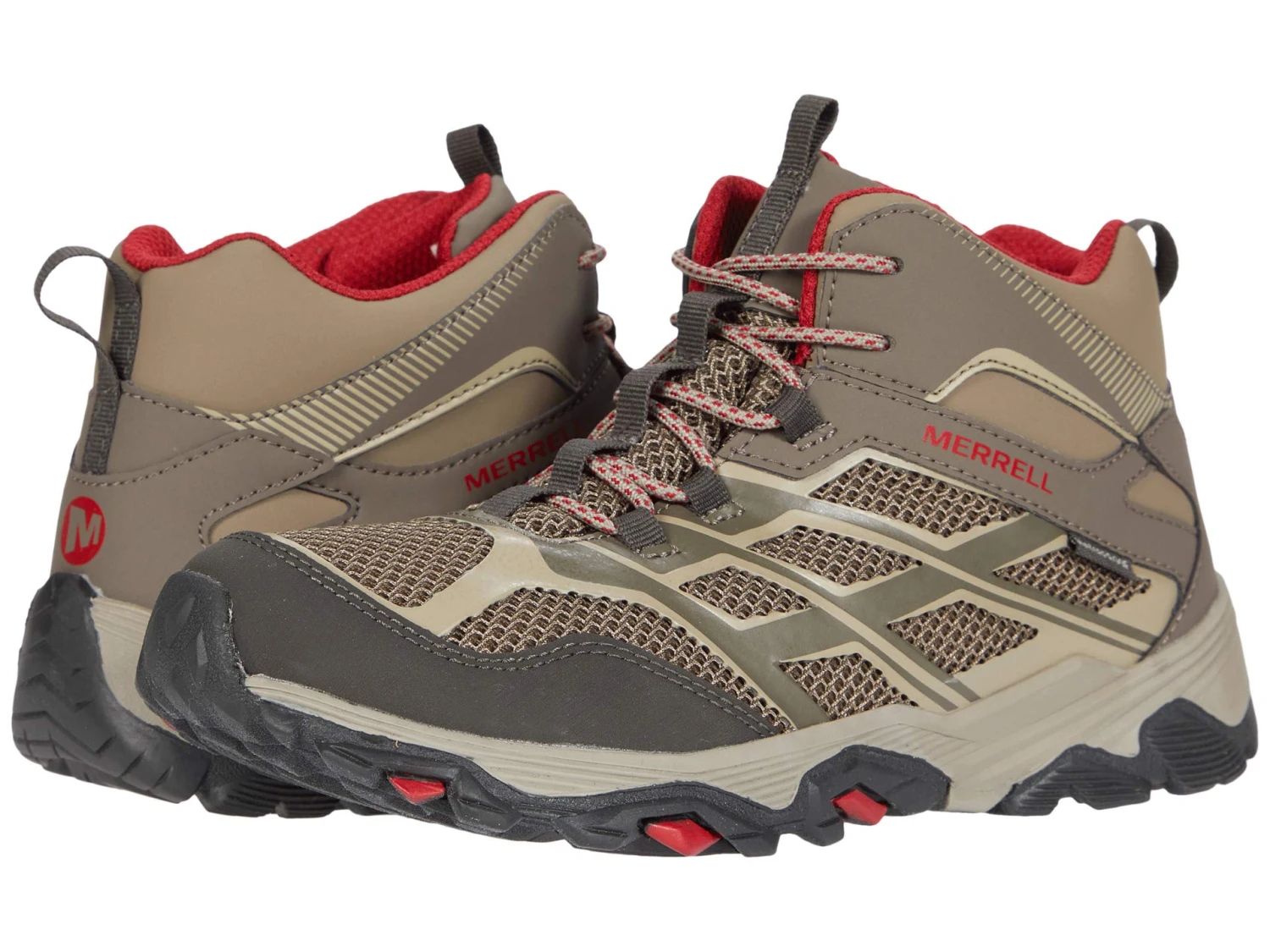 Merrell Kids Moab FST Mid Waterproof (Little Kid/Big Kid) 3 Merrell Kids Moab FST Mid Waterproof (Little Kid/Big Kid)